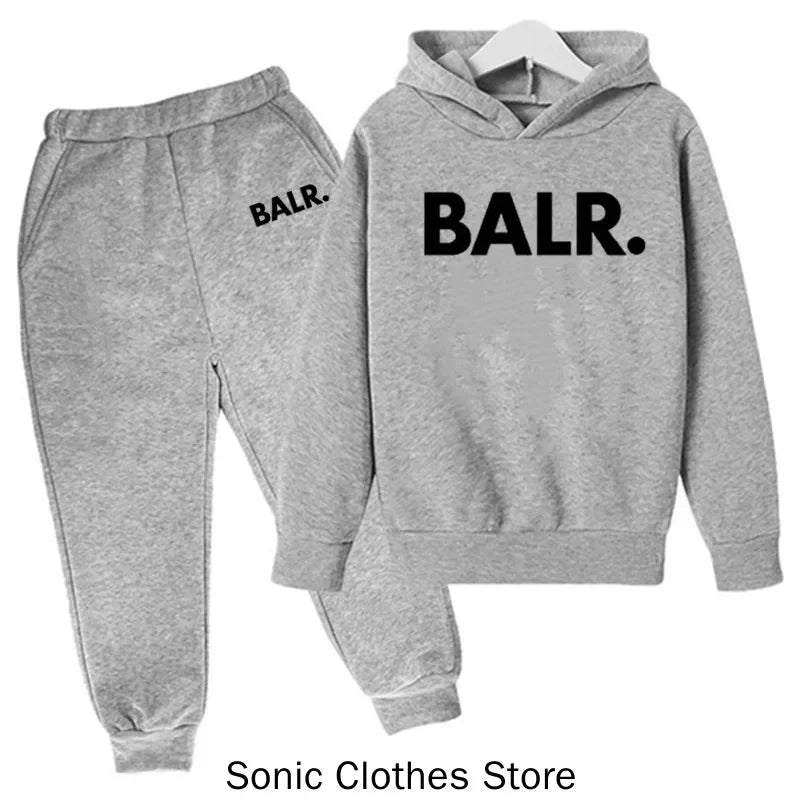 M&T Wear - Kids Tracksuit Boys Girls Sweatshirt Sweatpants 2 Piece Suit Spring Autumn Children Hooded Sets Fashion Casual Hoodis