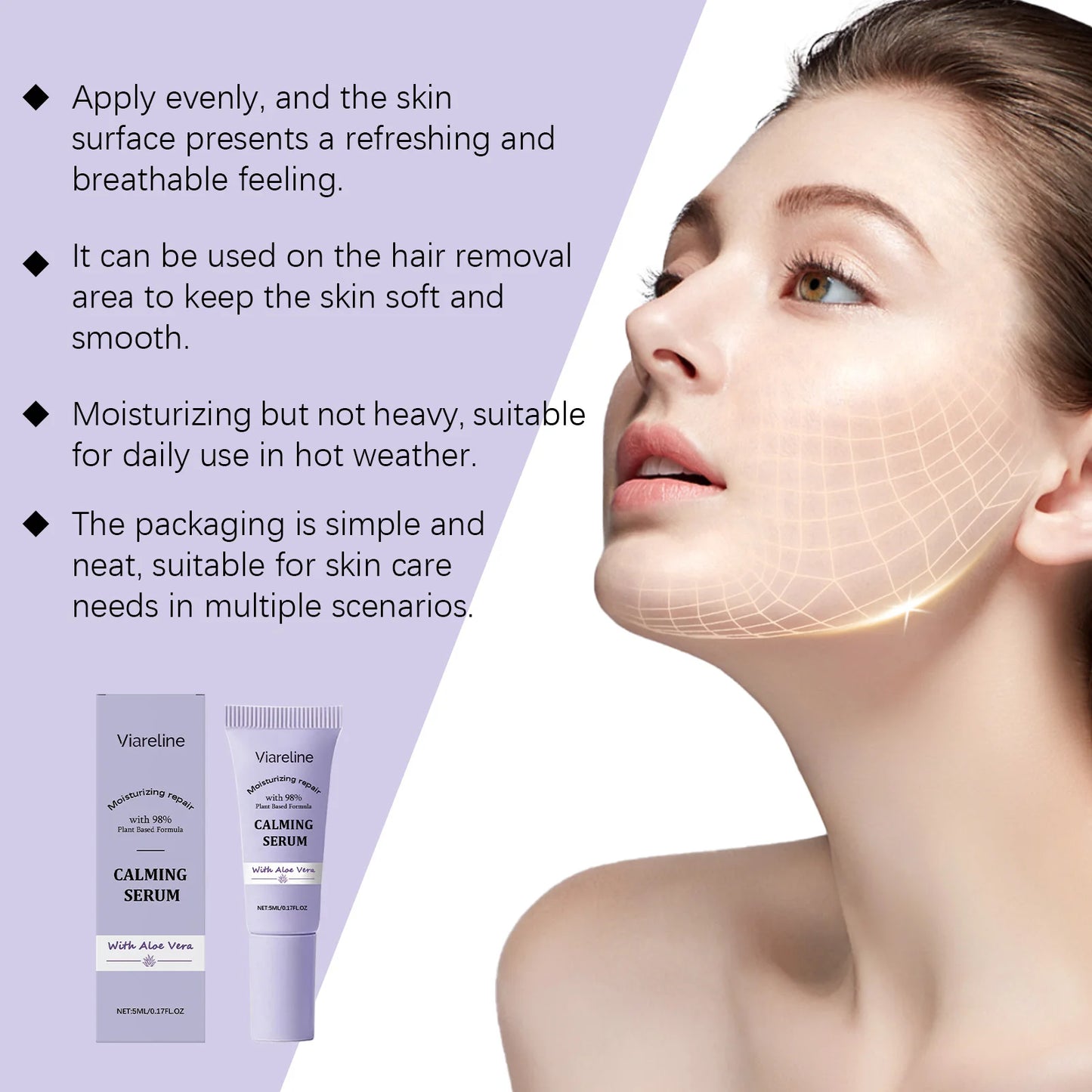 M&T Wear – Facial Roller Serum | Hydrating, Firming & Smoothing Skin Care Serum