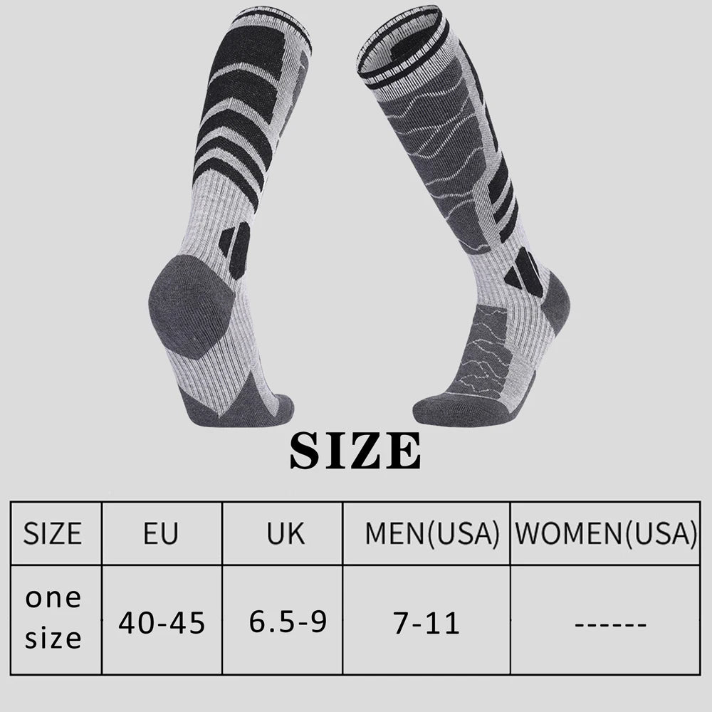 M&T Wear - Men’s Winter Merino Wool Thermal Ski Socks