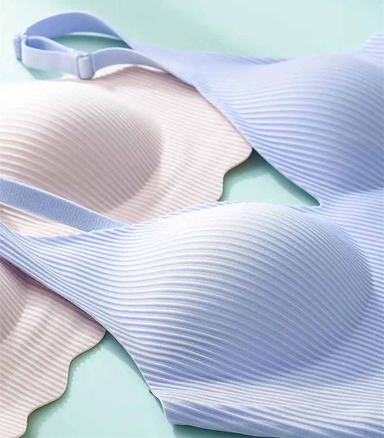 M&T Wear - Seamless Deep V Soft Support Cool Underwear Bra