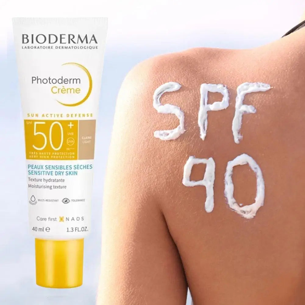 BIODERMA Sunscreen Cream SPF50+  All Skin Types - Sensitive Skin Ance Skin Dry Skin Waterproof Sweat Proof Sunblock