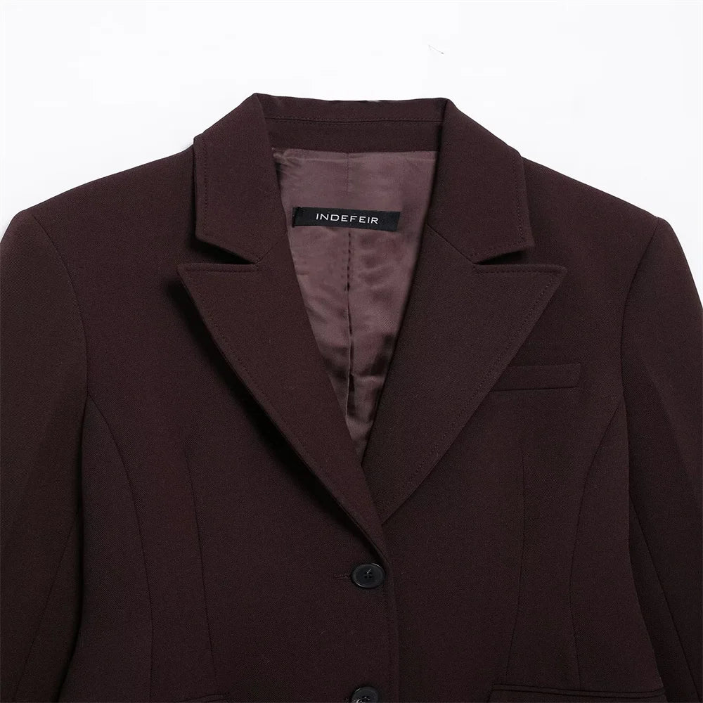 M&T Wear - Spring 2025 Women's Versatile Wide-Leg Suit Set