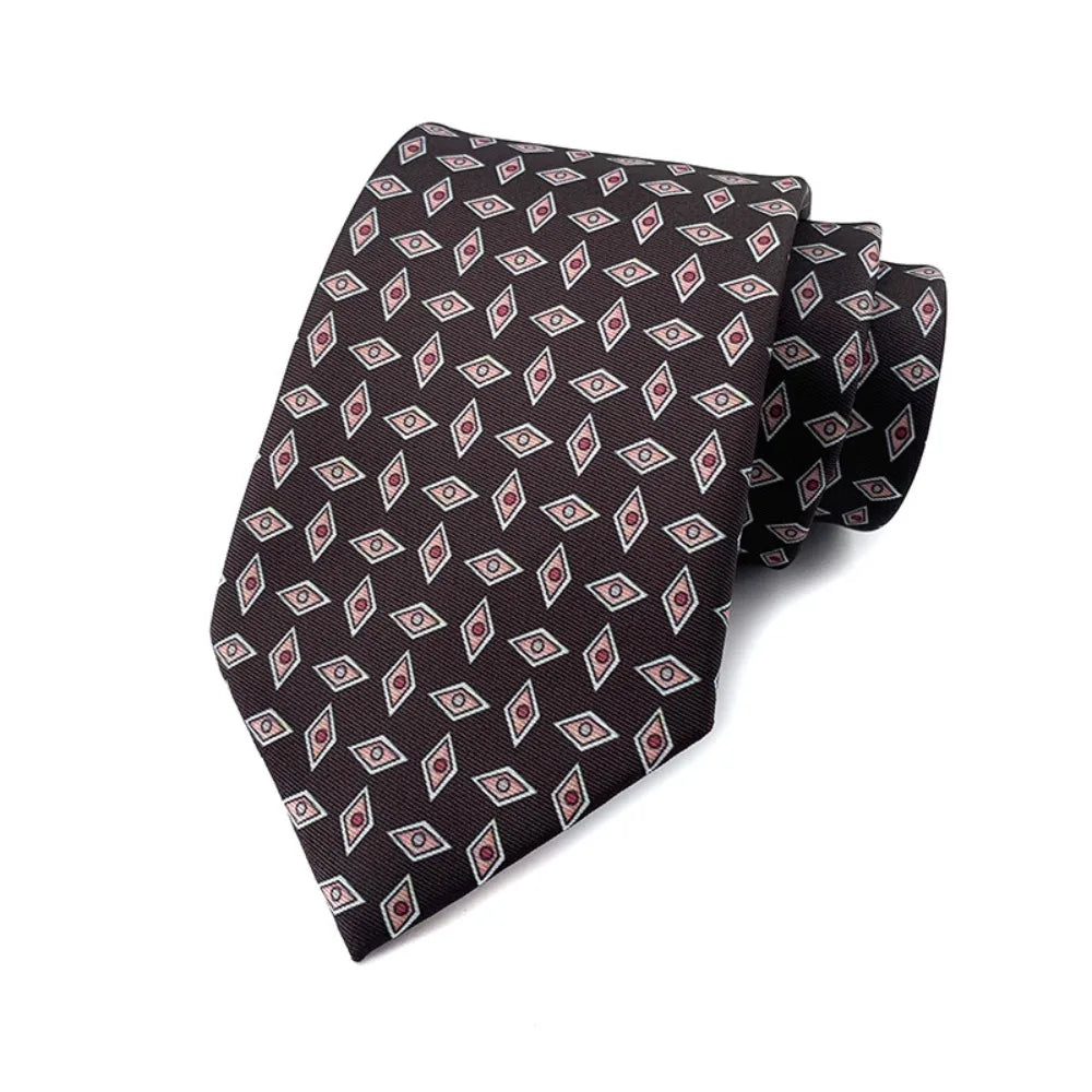 M&T Wear - Luxury Adjustable 8cm Vintage Silk Neck Tie