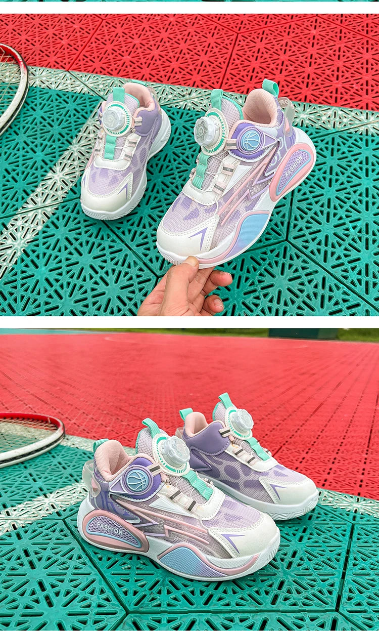 M&T Wear - Kids Casual Boys Shoes Soft Sole Kids Shoes Non-slip Sneakers Shoes Outdoor Student's Children Pink Girls Sport Walking Footwear