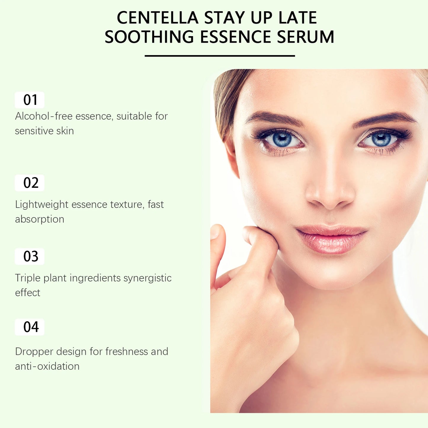 M&T Wear – Centella Asiatica Soothing Serum | Calming, Hydrating & Moisturizing Facial Care (50ml)