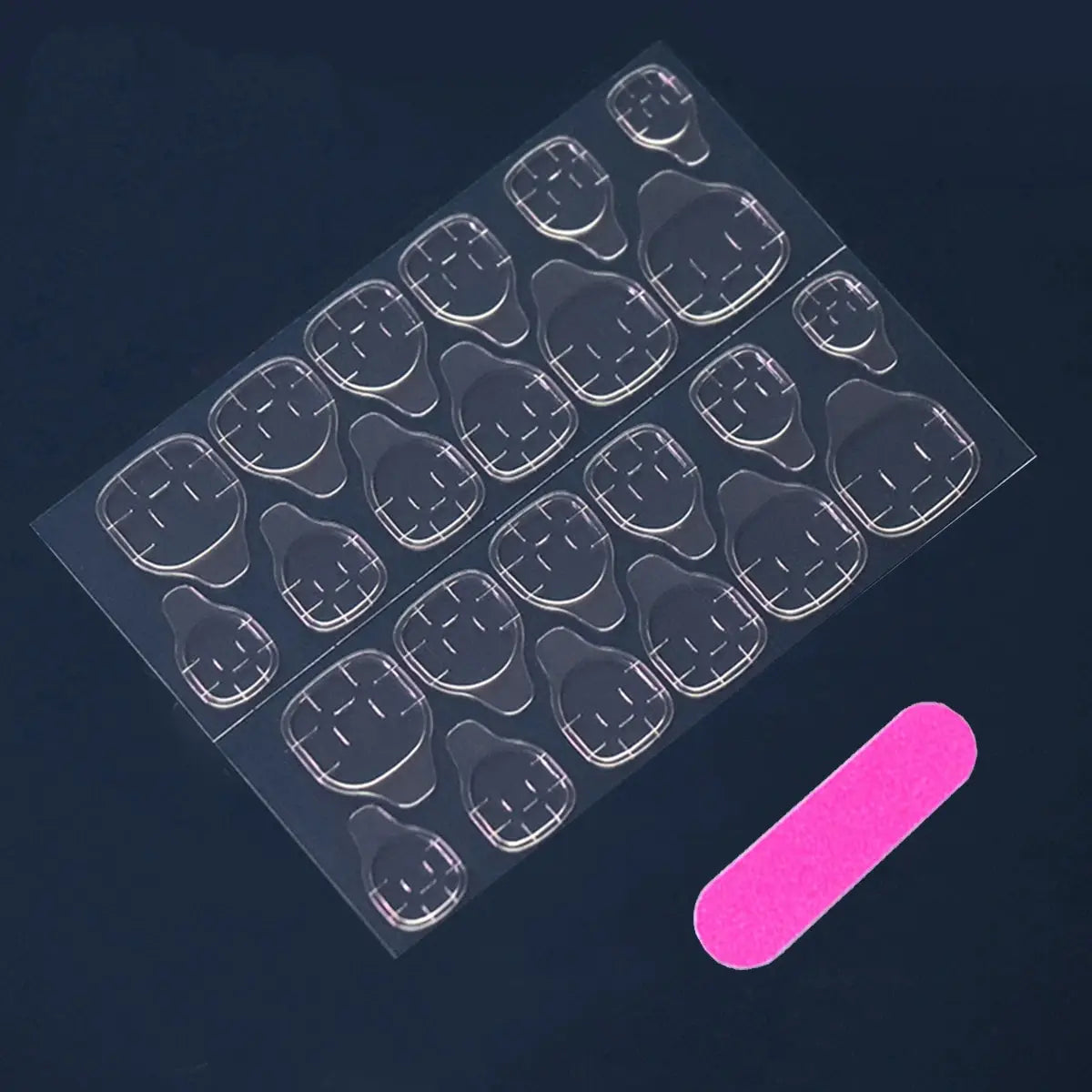 M&T Wear – 24PCS Butterfly Fake Nails with Nail Glue & File