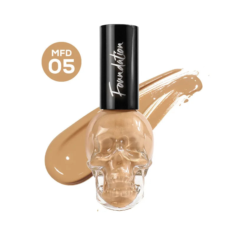 M&T Wear – Flawless Finish Liquid Foundation (Moisturizing, Oil-Control, Waterproof, Long-Lasting)