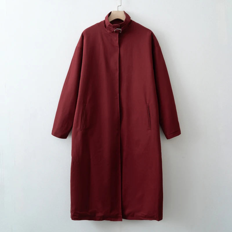 M&T Wear - Stylish Oversized Turtleneck Cotton Blend Winter Parka