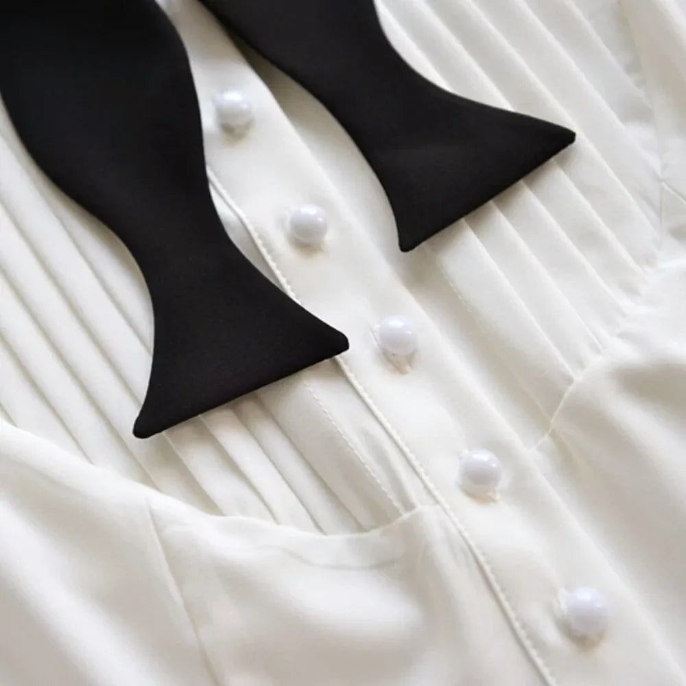 Men's Formal Pre-tied Adjustable Bow Tie Solid Color Elegant Wedding Party Event Bulk Wholesale Easy Wear British Style