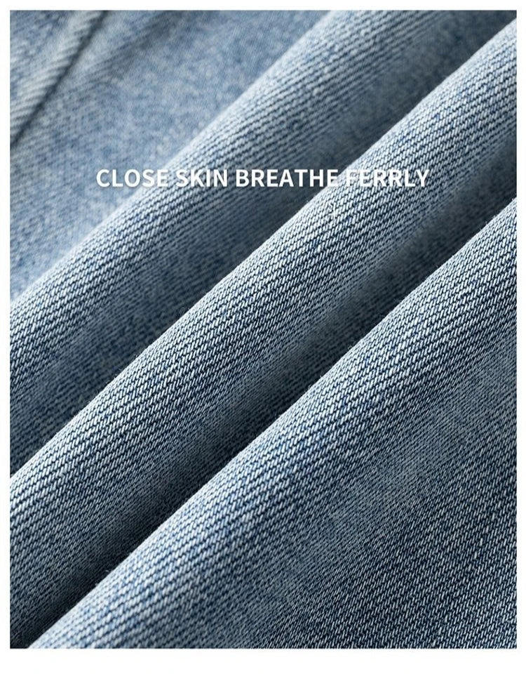 M&T Wear - Men's Jeans Large Denim Baggy Pants Men's Fashion Man Male Trendy Streetwear