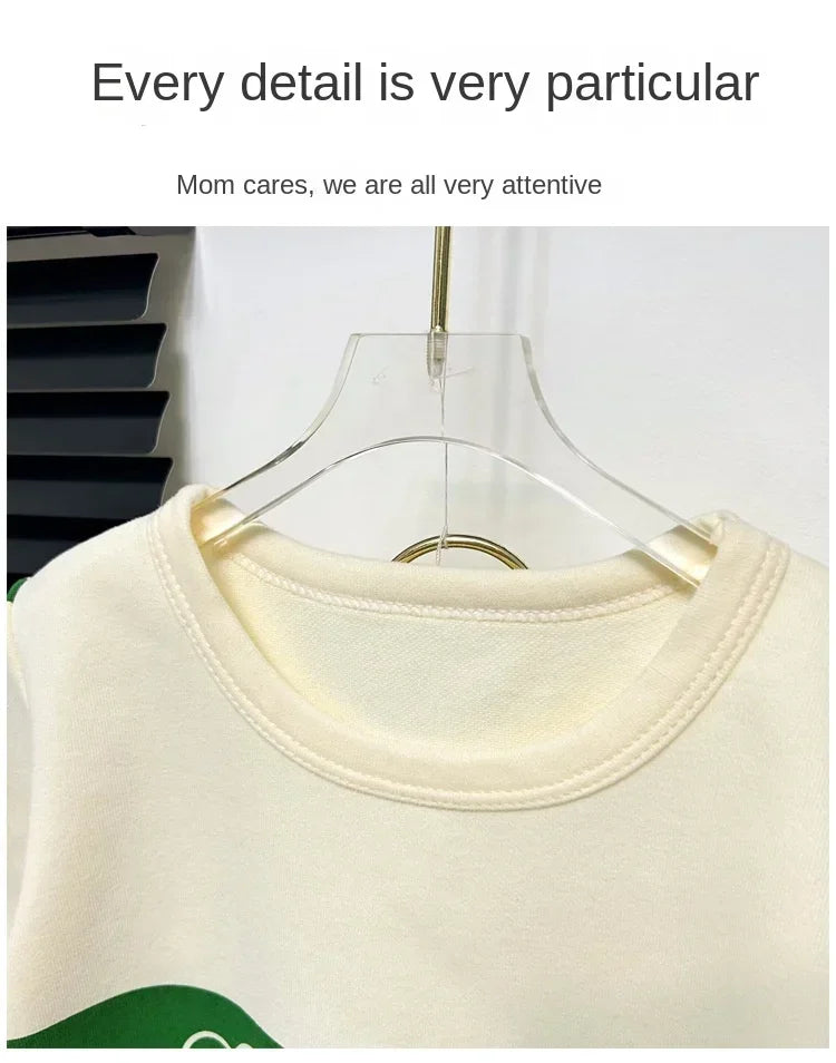 M&T Wear - Kids Clothes Cotton Set Short Sleeve Suit Baby Girls Boys Set Summer Tops +short Children's Wear 2024 New