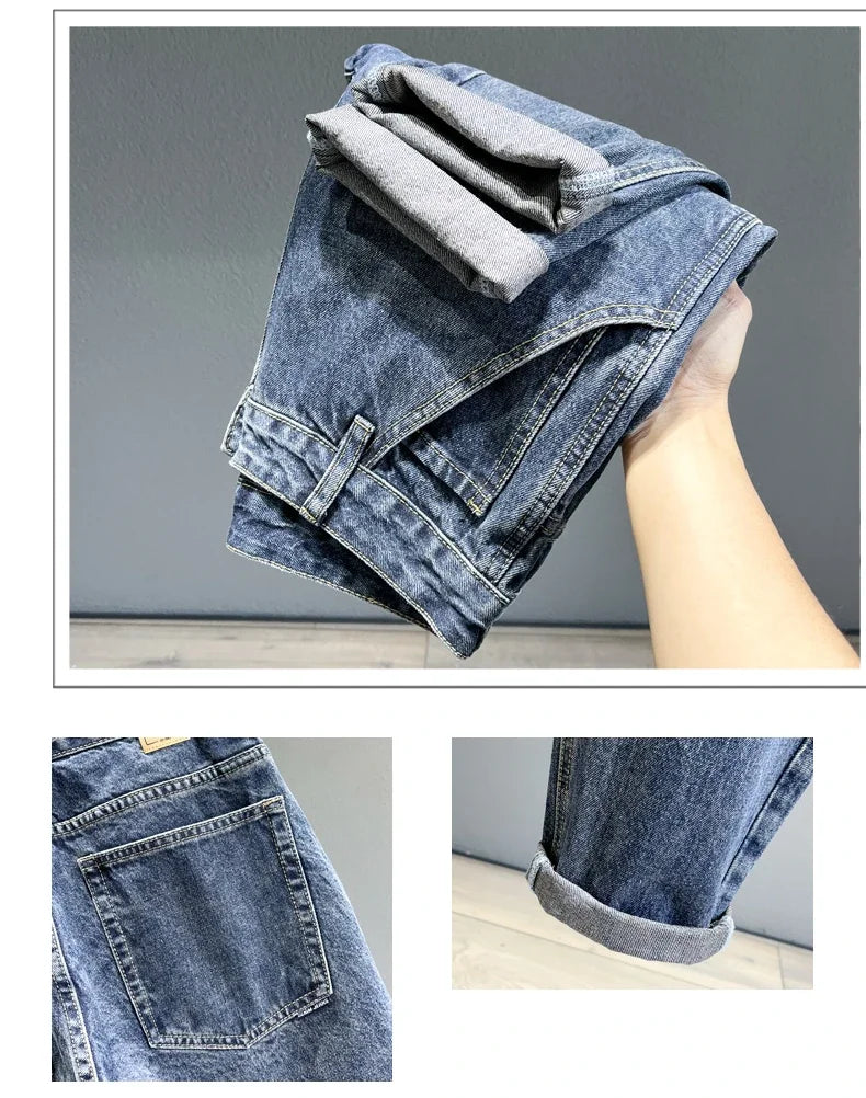 M&T Wear - Men’s Loose Fit Harem Jeans – Casual Streetwear Style