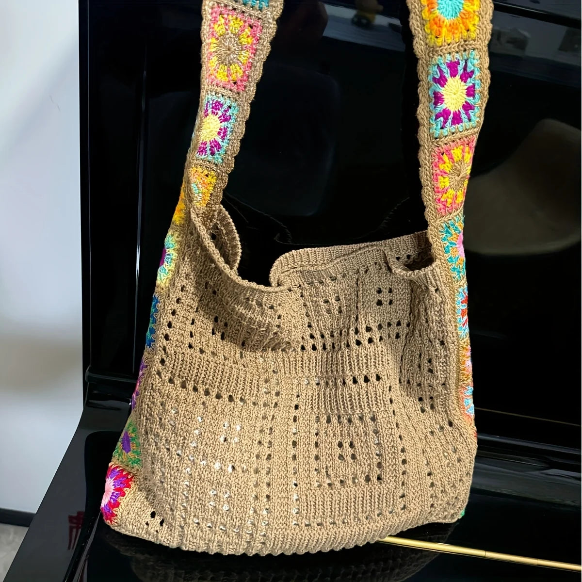 M&T Wear - Women’s Fashion Knitted Handbag | Crossbody & Shoulder Bag
