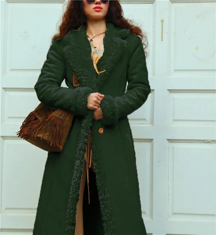 M&T Wear - Women's European Style Thickened Suede Winter Coat