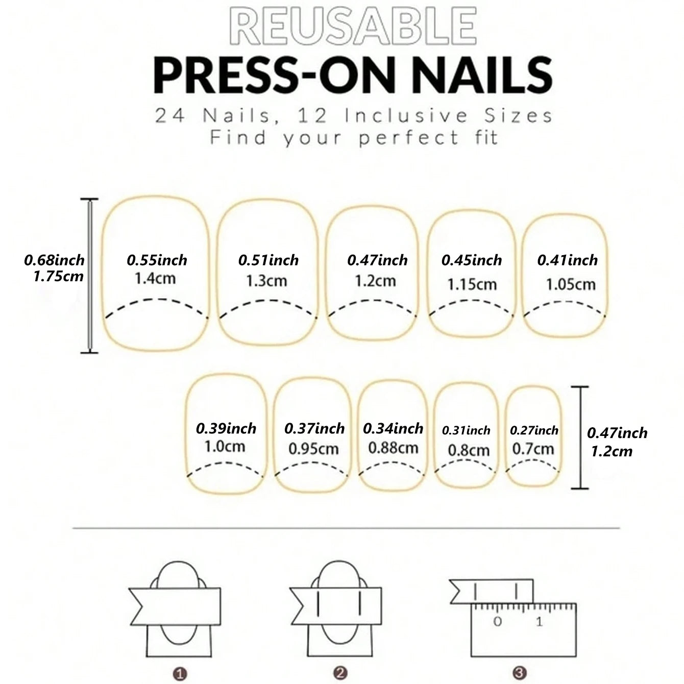 M&T Wear – 24PCS Christmas Red Short Square Fake Nails | Snowflake & Snowman Design