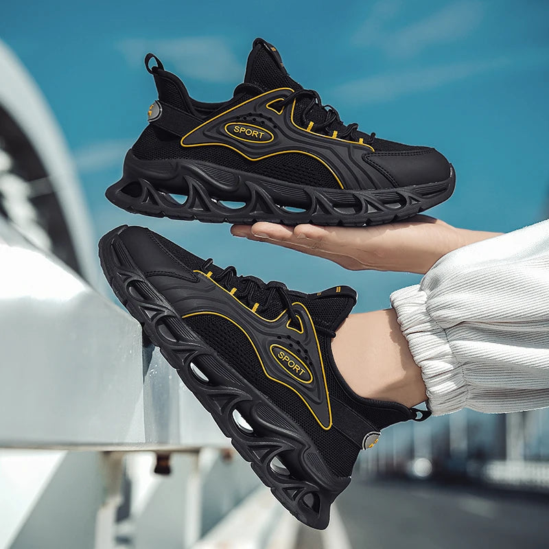 M&T Wear - Men's Casual Shoes Men Casual and Comfortable Running Sneakers Durable Lace-Up Design Suitable for Outdoor Sports and Daily Wear