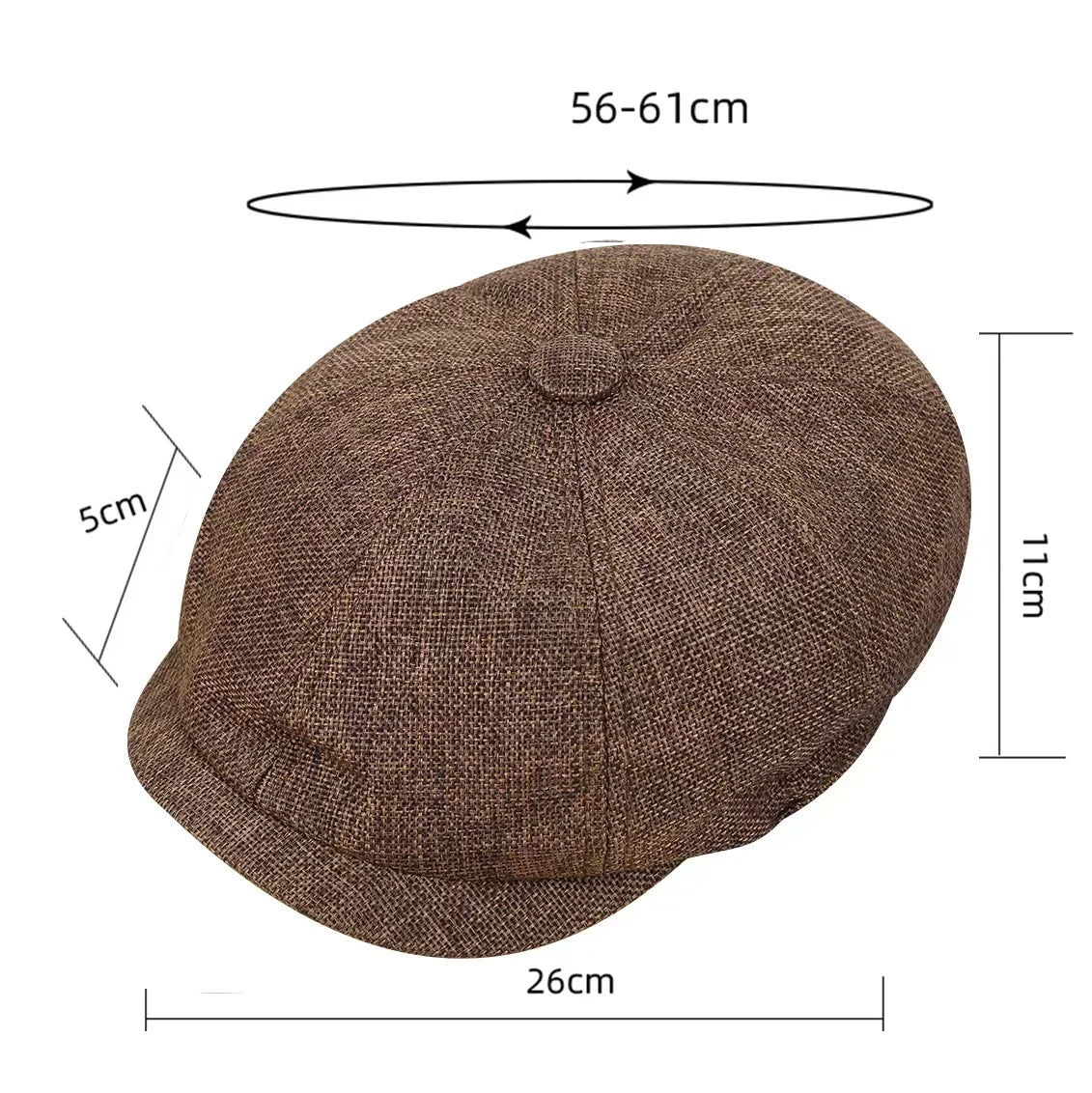 M&T Wear - Vintage Tweed Peaky Blinders Beret Cap
