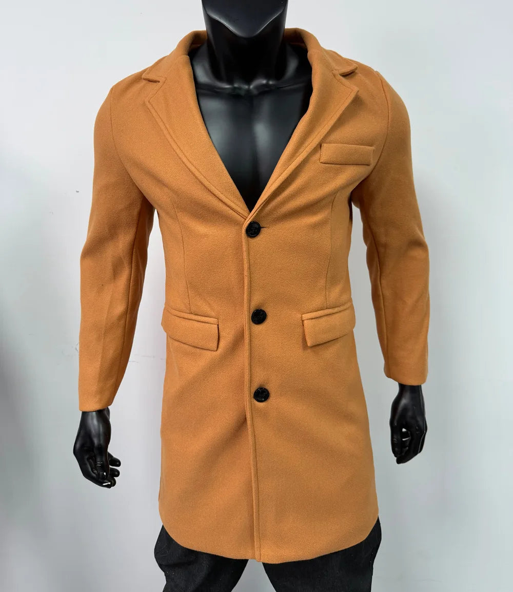 M&T Wear - Men's Solid Color Business Casual Autumn Jacket