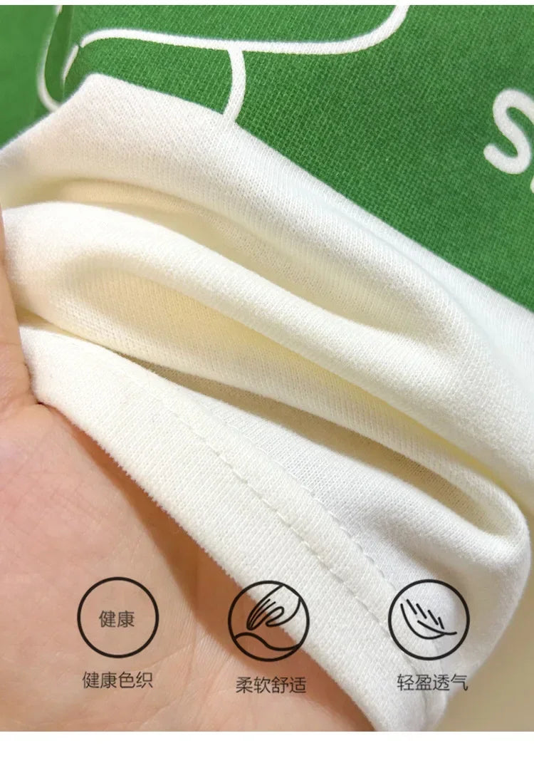 M&T Wear - Kids Clothes Cotton Set Short Sleeve Suit Baby Girls Boys Set Summer Tops +short Children's Wear 2024 New