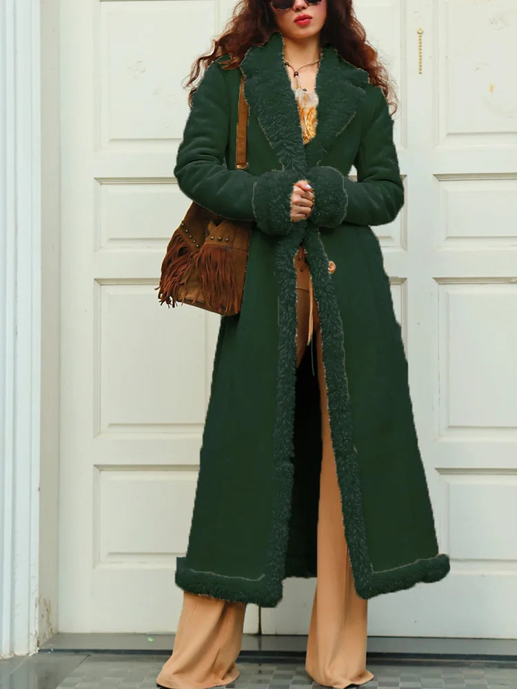 M&T Wear - Women's European Style Thickened Suede Winter Coat