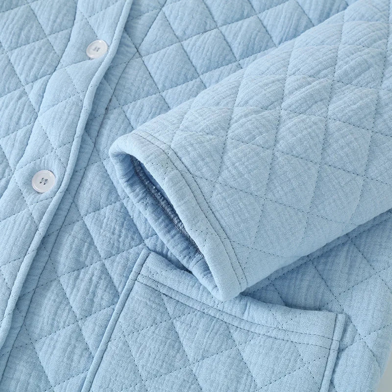 M&T Wear - Warm Cotton Padded Winter Bathrobe