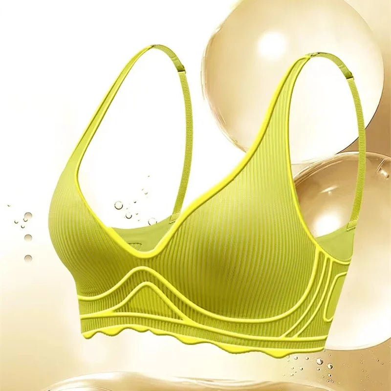 M&T Wear - Seamless Deep V Soft Support Cool Underwear Bra