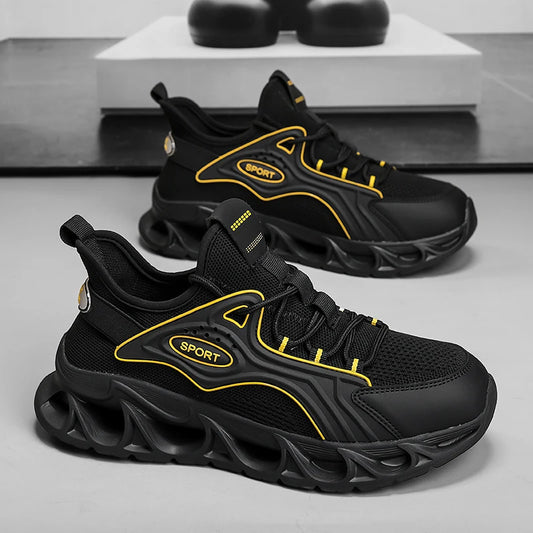 M&T Wear - Men's Casual Shoes Men Casual and Comfortable Running Sneakers Durable Lace-Up Design Suitable for Outdoor Sports and Daily Wear