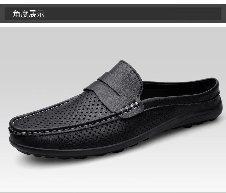 M&T Wear - Men's casual shoes four season light versatile fashion soft soled outdoor comfortable semi slippers wear-resistant casual shoes