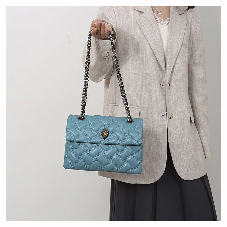 M&T Wear - Women’s Quilted Embroidery Chain Bag