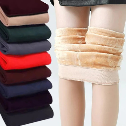 M&T Wear - Winter Velvet High Waist Leggings for Women