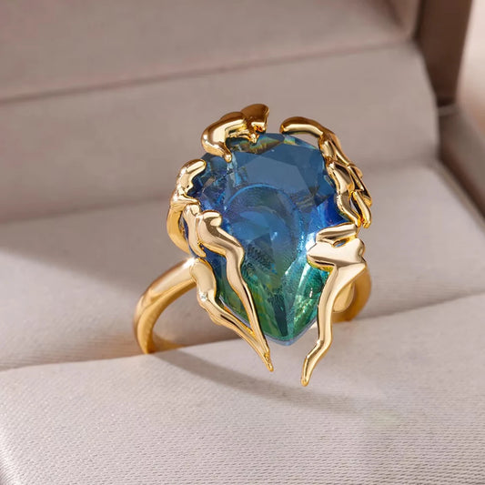 M&T Wear – Water Drop Adjustable Ring for Women