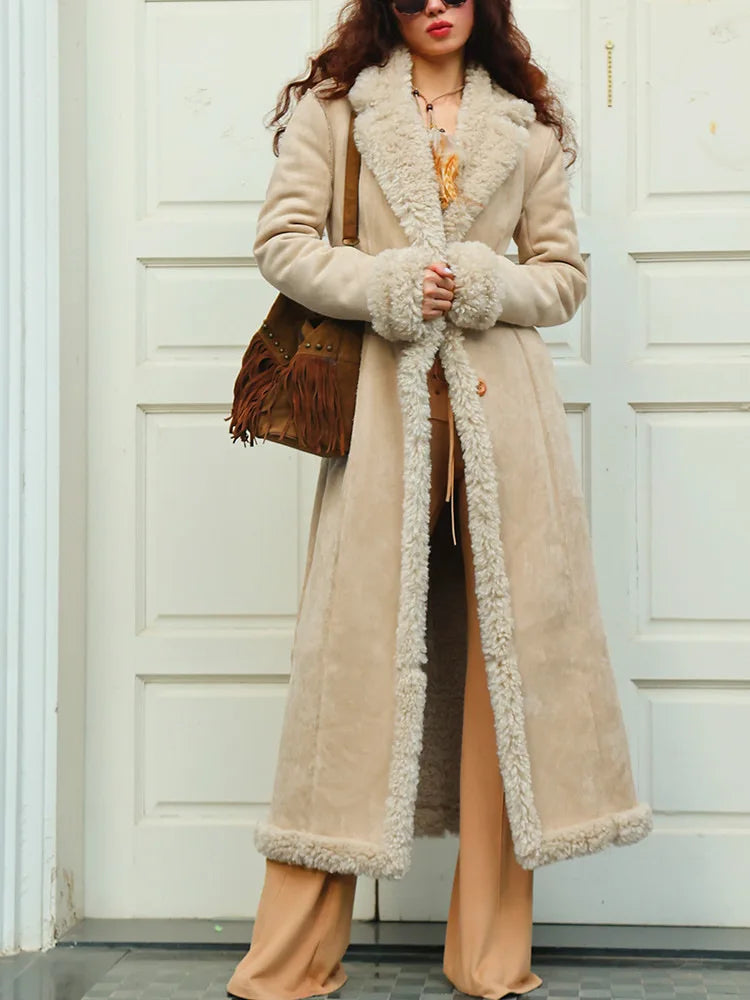 M&T Wear - Women's European Style Thickened Suede Winter Coat