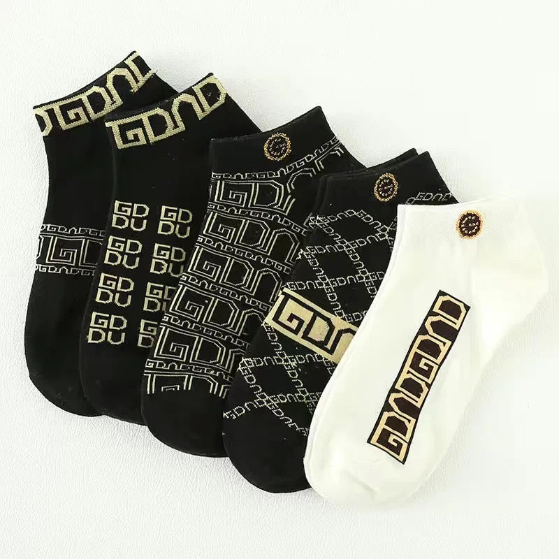 M&T Wear - 5/10 Pcs Men's Thin Breathable Low-Cut Socks Pack