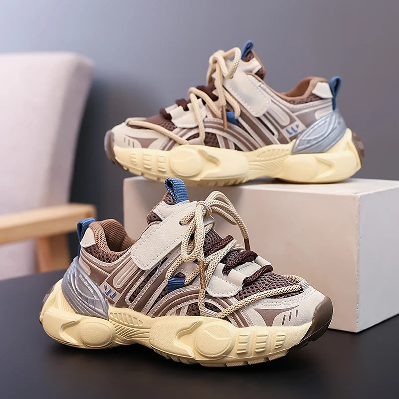 M&T Wear - Kids Sport Shoes Non-slip Fashion Toddler 2025 New Autumn Children Shoes for Boys Mesh Breathable Girls Sneakers Size 26-36