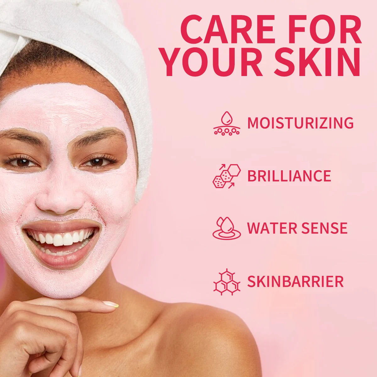 moisturizing beauty and whitening Mask Removes Blackheads Deep Cleaning Moisturizing Oil Control Clay Facial Skin Care Portable