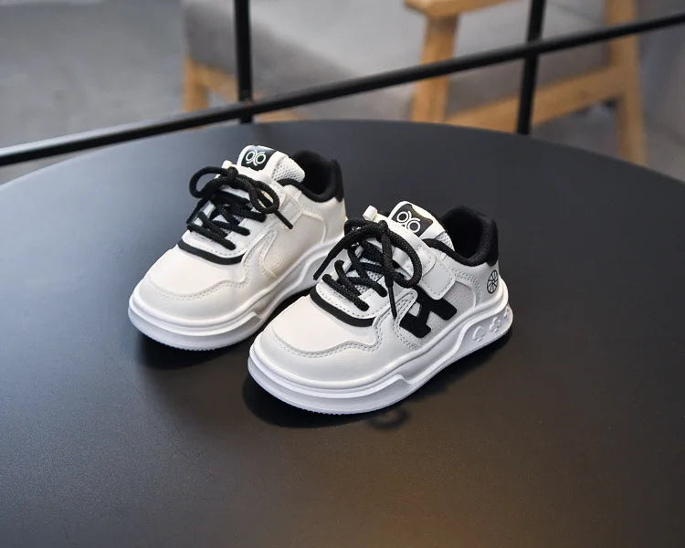 M&T Wear - Kids Basketball Shoes Comfortable Non-slip Students Running Shoes Soft Sole 2025 New Boys Girls Sports Shoes Hook&loop Trendy