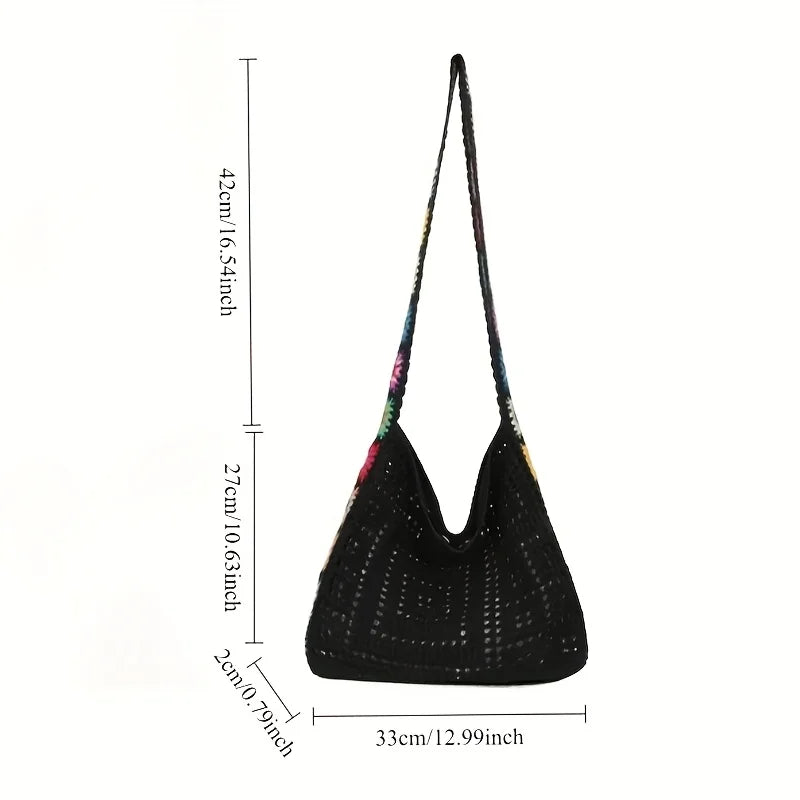 M&T Wear - Women’s Fashion Knitted Handbag | Crossbody & Shoulder Bag