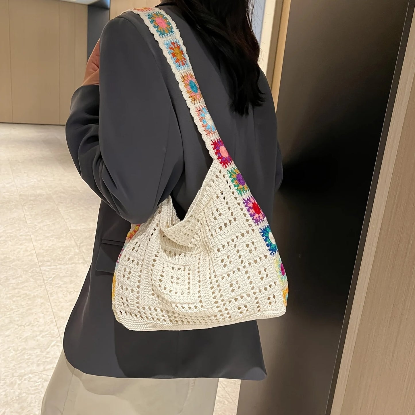 M&T Wear - Women’s Fashion Knitted Handbag | Crossbody & Shoulder Bag