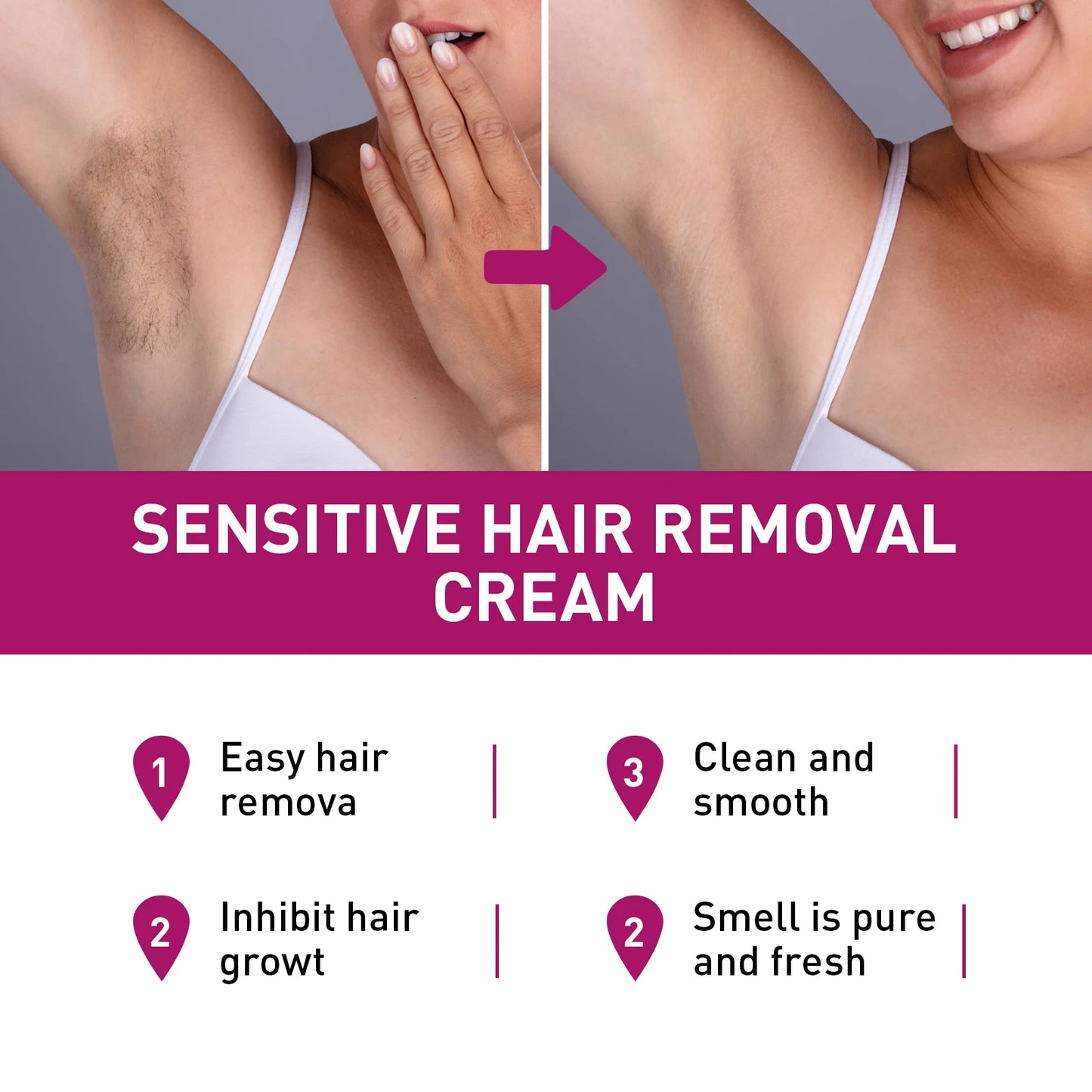 M&T Wear – OceAura Permanent Hair Removal Cream for Men