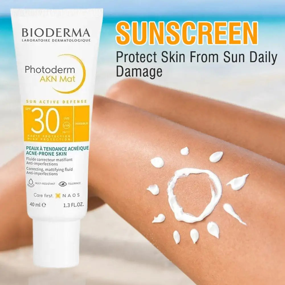 BIODERMA Sunscreen Cream SPF50+  All Skin Types - Sensitive Skin Ance Skin Dry Skin Waterproof Sweat Proof Sunblock