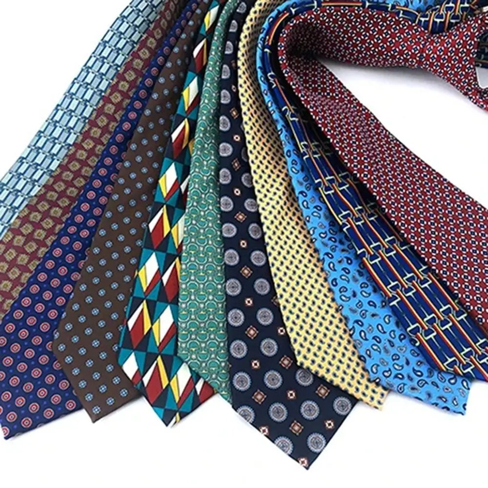 M&T Wear - Luxury Adjustable 8cm Vintage Silk Neck Tie