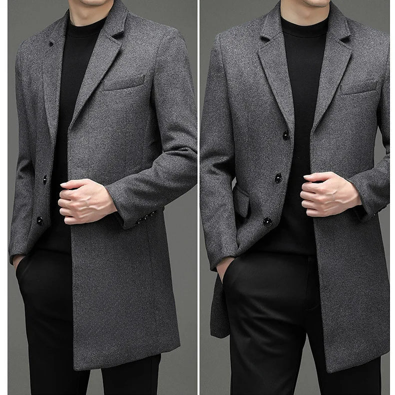 M&T Wear - Men's Solid Color Business Casual Autumn Jacket