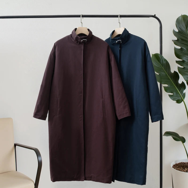 M&T Wear - Stylish Oversized Turtleneck Cotton Blend Winter Parka