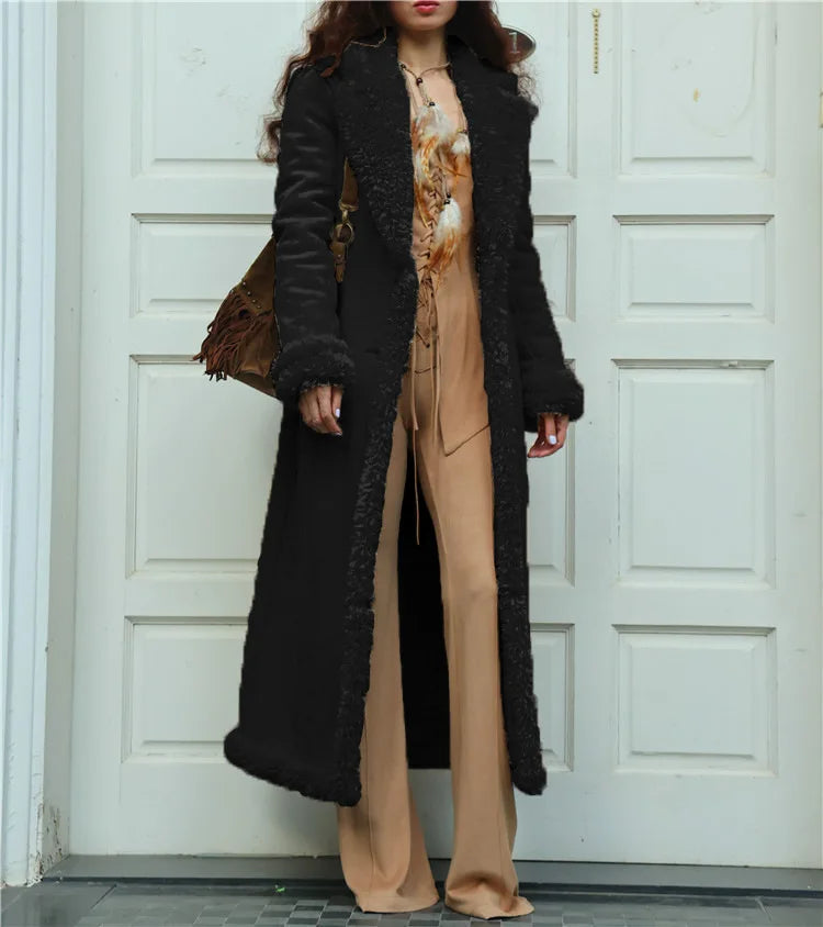 M&T Wear - Women's European Style Thickened Suede Winter Coat