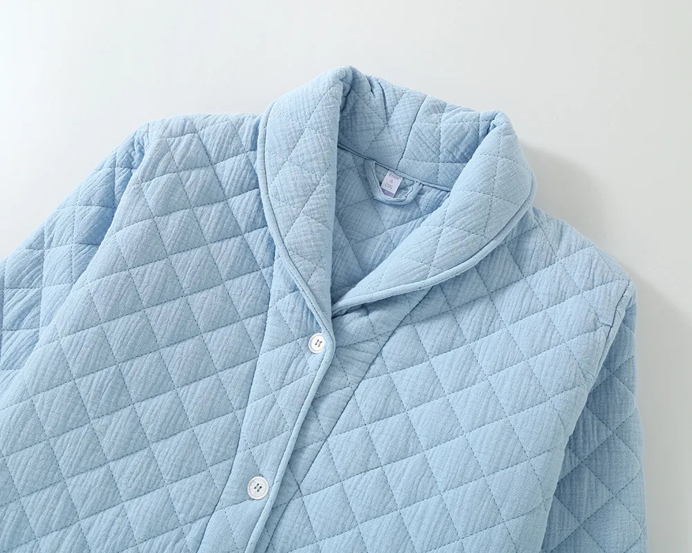 M&T Wear - Warm Cotton Padded Winter Bathrobe