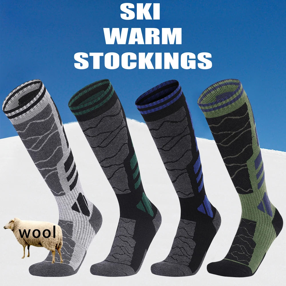 M&T Wear - Men’s Winter Merino Wool Thermal Ski Socks