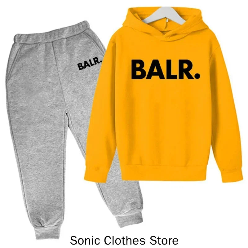 M&T Wear - Kids Tracksuit Boys Girls Sweatshirt Sweatpants 2 Piece Suit Spring Autumn Children Hooded Sets Fashion Casual Hoodis