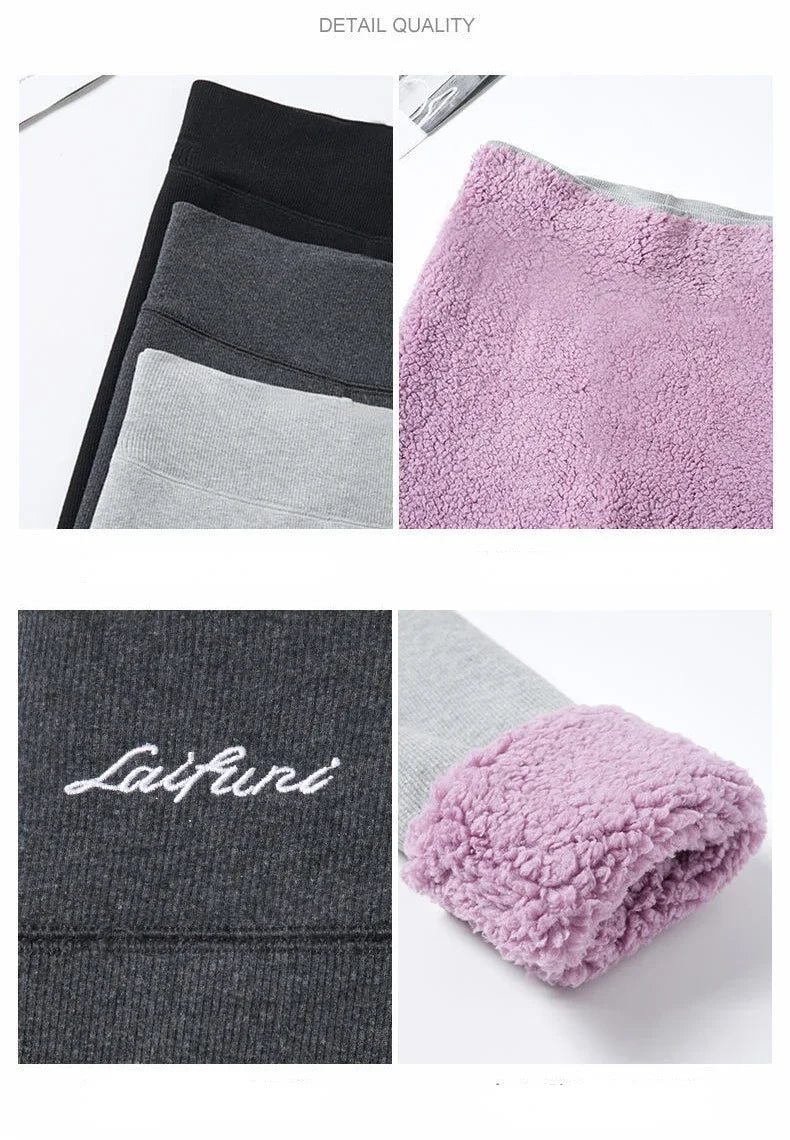 M&T Wear - Winter Velvet Thick High-Waist Leggings