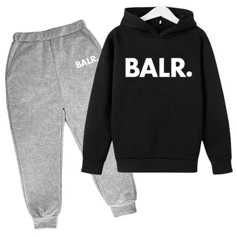 M&T Wear - Kids Tracksuit Boys Girls Sweatshirt Sweatpants 2 Piece Suit Spring Autumn Children Hooded Sets Fashion Casual Hoodis