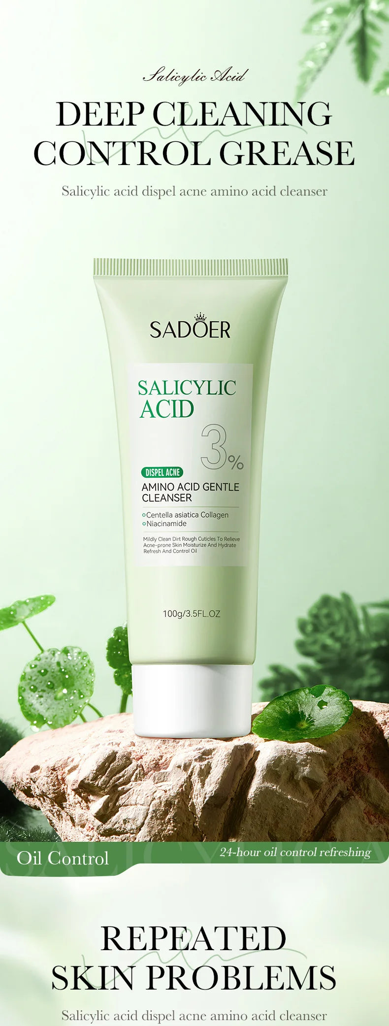 M&T Wear - Salicylic Acid Facial Cleanser
